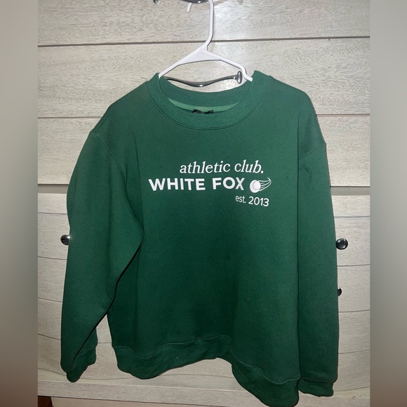 White Fox Boutique Tops - White Fox Crew Neck Sweatshirt